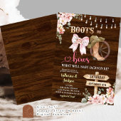 Rustieke houten bloemenlaarzen of strikken Geslach Kaart