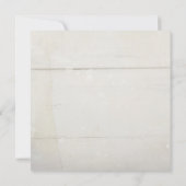 Rustieke Houten Blush Ivoor Roos Bloem Bruiloft Fe Kaart (Achterkant)