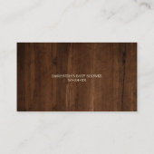 Rustieke houten boeken voor Baby pompoen Baby show Informatiekaartje (Achterkant)