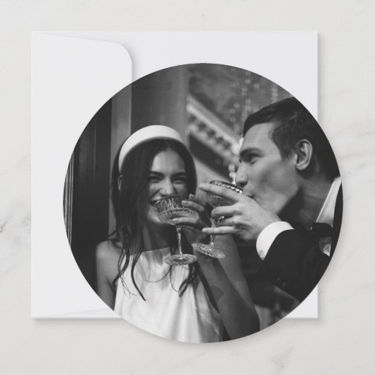 Rustieke houten boom stomp schuur bruiloft opslaan kaart (Achterkant)