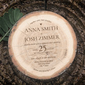 Rustieke houten boomstronk dwarsdoorsnede schuur b kaart