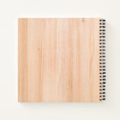 Rustieke houten bruiloft Elegant Mr. en Mrs. Gaste Notitieboek (Achterkant)