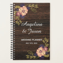Rustieke Houten Bruiloft Planner