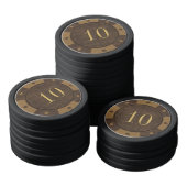 Rustieke Houten Casino Stijl Poker Chips (Collectie)