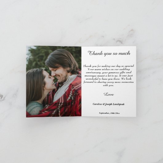 Rustieke Houten Diamanten Laurier 70ste Verjaardag Bedankkaart (Binnen)