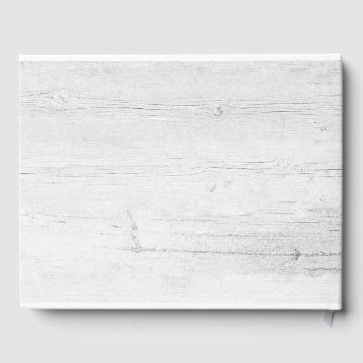 Rustieke houten elegante zonnebloem schuur bruilof gastenboek (Achterkant)