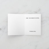 Rustieke Houten en Kant Bruiloft Foto Bedankt (Binnen)