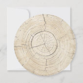 Rustieke Houten Graan Land Bruiloft Save The Date (Achterkant)