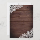  rustieke houten kant zonnebloem islamitische brui kaart (Achterkant)