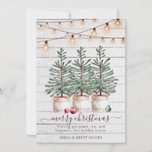 Rustieke houten kerstbomen String Lights