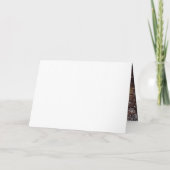 Rustieke Houten Kerstgroet Foto Landelijk Feestdagen Kaart (Achterkant)