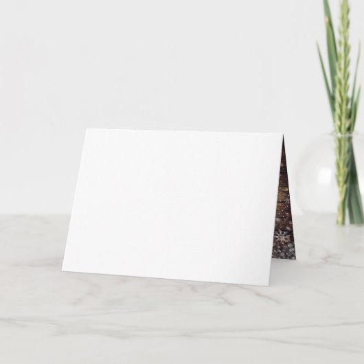 Rustieke Houten Kerstgroet Foto Landelijk Feestdagen Kaart (Achterkant)