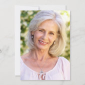 Rustieke Houten Kerstverlichting Foto Pensionering Kaart (Achterkant)