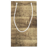 Rustieke houten land schuur boards Boerderij bruil Klein Cadeauzakje (Achterkant)