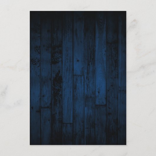 Rustieke Houten Marine String Lights Bruiloft Rece Informatiekaartje (Achterkant)