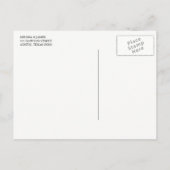 Rustieke houten metselaarlampjes sparen de datum aankondigingskaart (Achterkant)