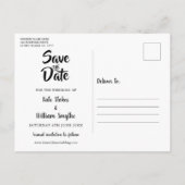 Rustieke Houten Metselaars Pot Slingerlampjes Save Aankondigingskaart (Achterkant)