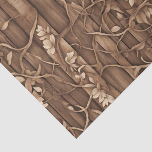 Rustieke houten paneel Decoupage Tissuepapier (Detail)