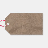 Rustieke houten plak | Cadeau Label Cadeaulabel (Achterkant Horizontaal)