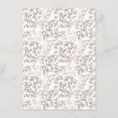 Rustieke houten plak koperen Folie herfst Herfst d Menu (Achterkant)