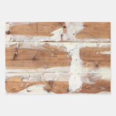 Rustieke houten planken inpakpapier vellen (Voorkant 2)