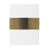 Rustieke houten schuur bruiloft buik banden uitnodigingen wikkel (Achterkant Voorbeeld)