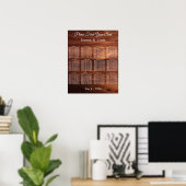 Rustieke Houten Schuur Graan Huwelijk Poster (Thuiskantoor)