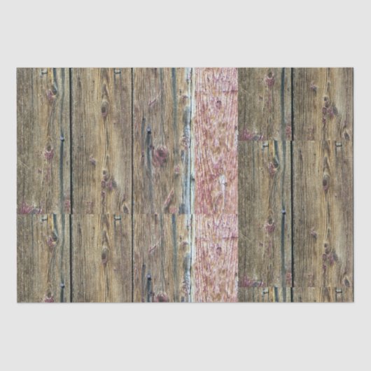 Rustieke houten schuur panelen tissuepapier (Voorkant)