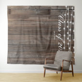 Rustieke Houten Schuur Prom Achtergrond - Land Wes Wandkleed (In Situ (horizontaal))