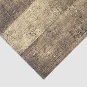 Rustieke Houten Schuurplanken Boerenbruiloft Tissuepapier (Detail)