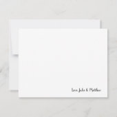 Rustieke houten slingerlichten Bedankt BBQ kaart (Achterkant)