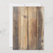 Rustieke houten slingerlichten in weckpotten Save  The Date (Achterkant)