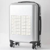 Rustieke Houten Sojakaars Label 24x Lichtgrijs (Koffer)
