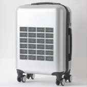 Rustieke Houten Sojakaars Labels 24x Jet Black (Koffer)