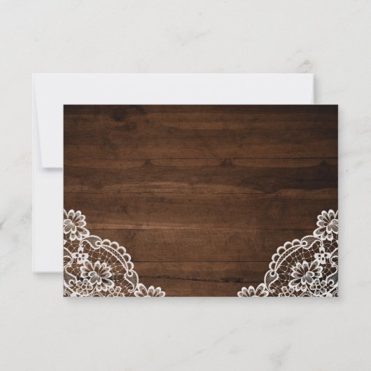 Rustieke Houten Strijklichten en Kant | RSVP (Achterkant)