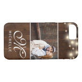 Rustieke Houten Strijklichten Foto | Case-Mate iPhone Case (Achterkant (Horizontaal))