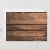 Rustieke Houten Strijklichten & Kant Land Save The Date (Achterkant)