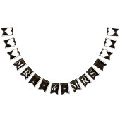 Rustieke houten string lichten Mr. Mrs. Wedding Vlaggetjes (Alle)