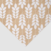 Rustieke houten textuur met witte bladeren tissuepapier (Detail)