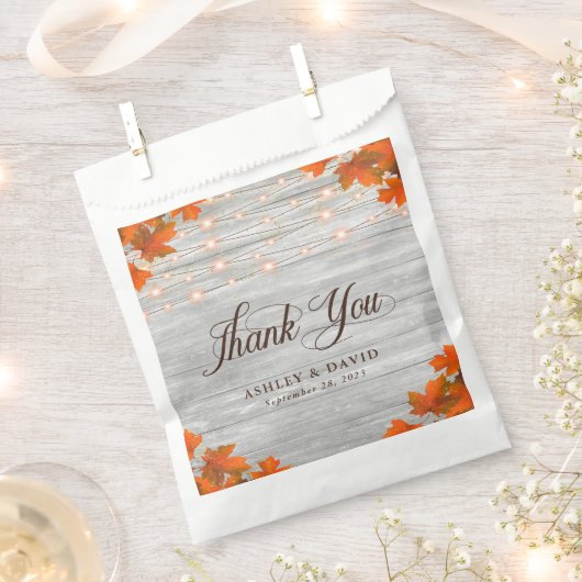 Rustieke houten val laat lichten dank u bruiloft bedankzakje (Geknipt)