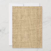 Rustieke Houten Waterverf Herfst Bloemen Thanksgiv Kaart (Achterkant)