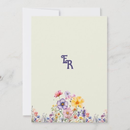 Rustieke houten whisky vat lente bloemen kaart (Achterkant)