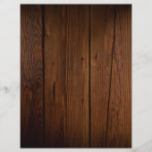 Rustieke houten zonnebloem tabbed recept Multomap  (Achterkant)