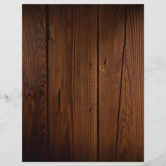 Rustieke houten zonnebloem tabbed recept Multomap  (Achterkant)