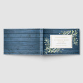 Rustieke houtgroen In Liefdevolle Herinnering Fune Gastenboek (Volledig)