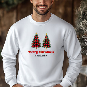Rustieke Houthakkers Schotse Boom Kersttrui  Hoodie