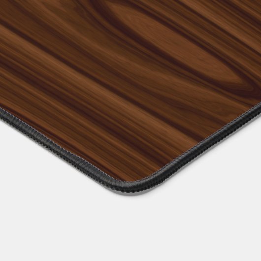 rustieke houtnerf bureaumat (Hoek)