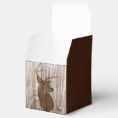 Rustieke houtnerf Herten De jacht is voorbij bruil Bedankdoosjes (Geopend)