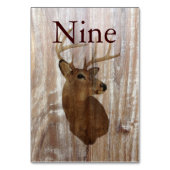 Rustieke houtnerf Herten De jacht is voorbij bruil Kaart (Voorkant)