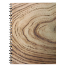 Rustieke houtnerf minimale elegante trouw notitieboek